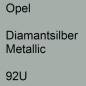 Preview: Opel, Diamantsilber Metallic, 92U.